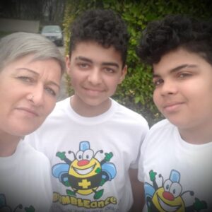 ali Smith and her boys doing the 5K a day challenge(not RWR)